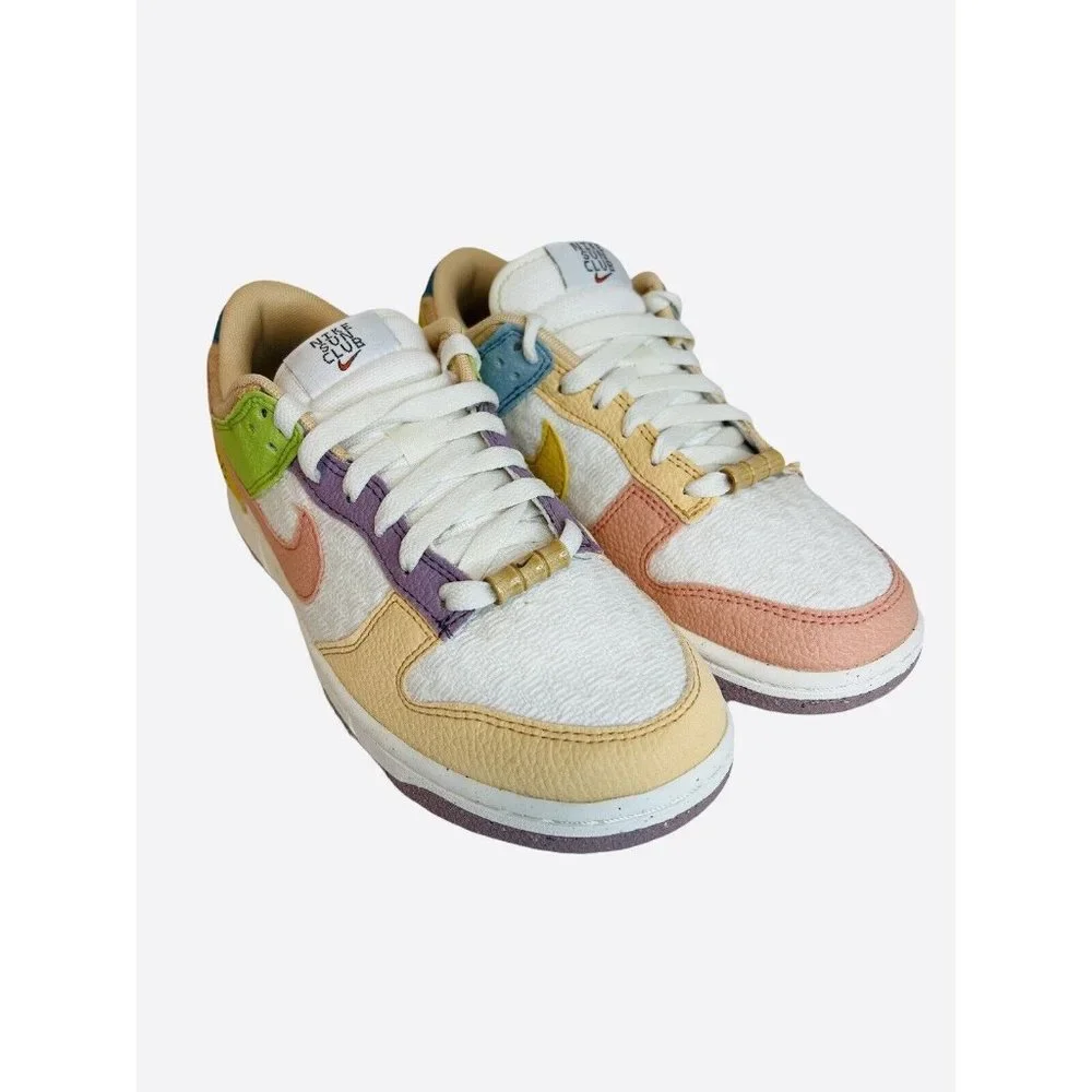 Nike Women's Dunk Low SE Sun Club Multicolor DQ0265-100 Sneaker Shoes Size 7 - Picture 3 of 12